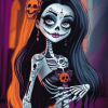 Monster High Skelita Calaveras Animation Diamond Painting