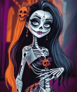 Monster High Skelita Calaveras Animation Diamond Painting