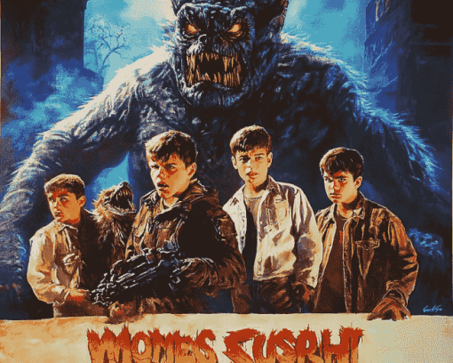 Monster Squad Classic Films Diamond Painting