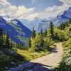 Montana Sun Road Landscapes Diamond Painting