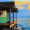 Montego Bay Seaside Sunset Diamond Painting