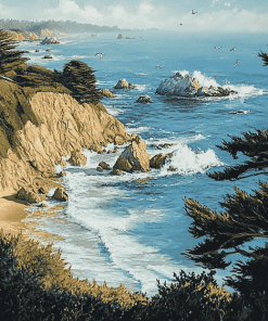 Monterey Bay Seascapes Diamond Painting