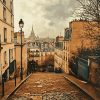 Montmartre Hill Boulevards Diamond Painting