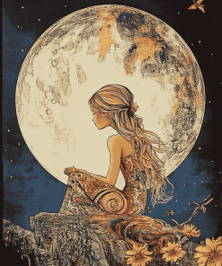 Moon Child Fantasy Diamond Painting