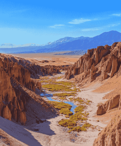 Moon Valley Atacama Landscape Diamond Painting