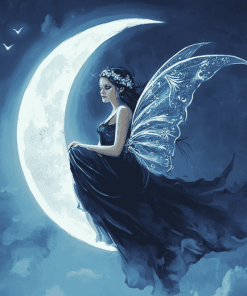 Moonlit Fairy Fantasy Diamond Painting