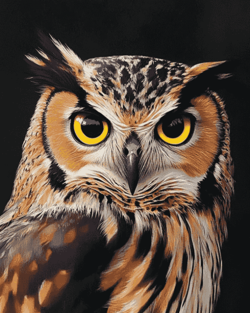 Morepork Owl Bird Diamond Painting