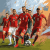 Moroccan Footballers Fifa 23 Diamond Painting