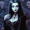 Morticia Addams Family Diamond Painting