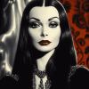 Morticia Addams Family Diamond Painting