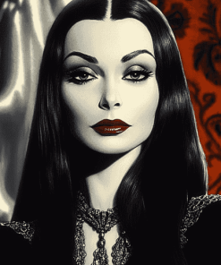 Morticia Addams Family Diamond Painting