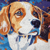 Mosaic Dogs Puppy Diamond Painting