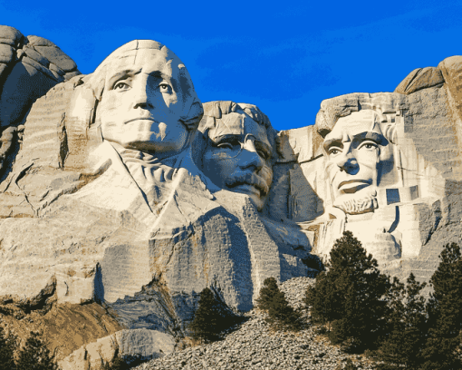 Mount Rushmore Monument Diamond Painting