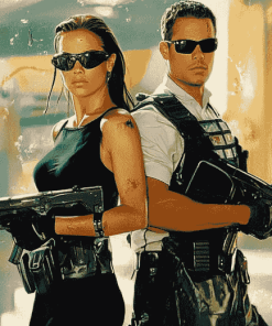 Mr And Mrs Smith Movie Diamond Painting