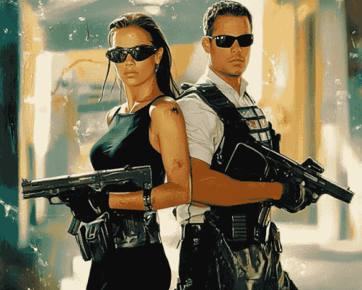 Mr And Mrs Smith Movie Diamond Painting