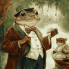 Mr Toad Cartoon Art Diamond Painting