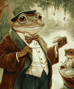 Mr Toad Cartoon Art Diamond Painting