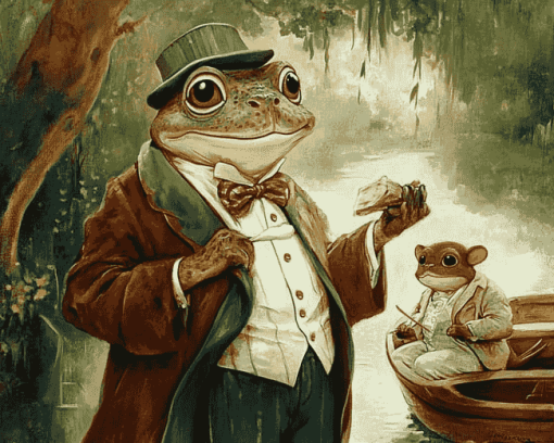 Mr Toad Cartoon Art Diamond Painting