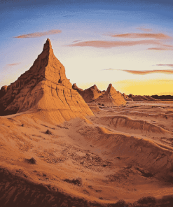 Mungo National Park Landscape Diamond Painting