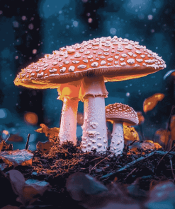 Mushroom Wonderland Diamond Painting