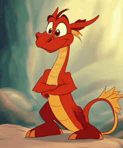 Mushu Fantasy Dragon Diamond Painting