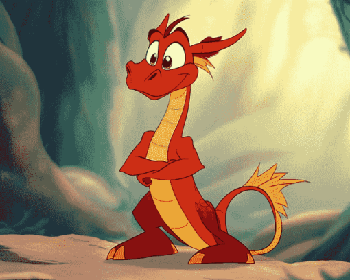 Mushu Fantasy Dragon Diamond Painting