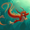 Mushu Fantasy Underwater Adventure Diamond Painting