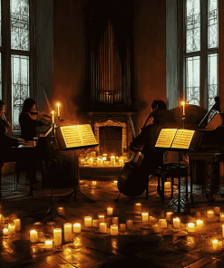 Music By Candlelight Diamond Painting