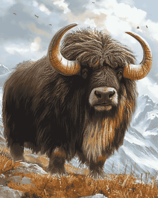 Musk Ox Animal Diamond Painting