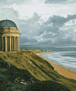 Mussenden Temple National Park Scene Diamond Painting