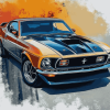 Mustang Mach 1 Vintage Diamond Painting