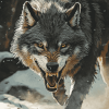 Mystical Fenrir Wolf Diamond Painting