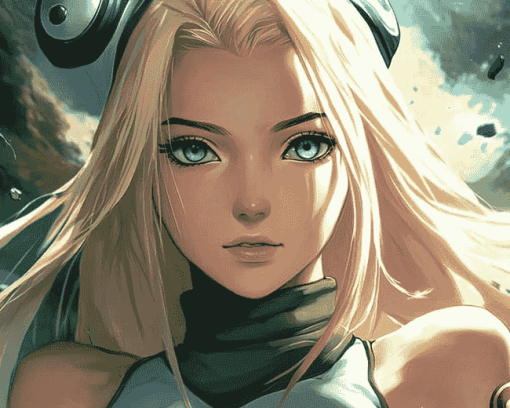 Naruto Tsunade Anime Diamond Painting