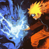 Naruto and Sasuke Animation Diamond Painting