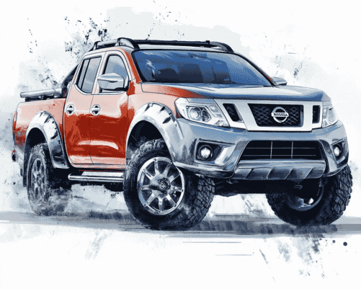 Navara D40 Truck Enthusiast Diamond Painting