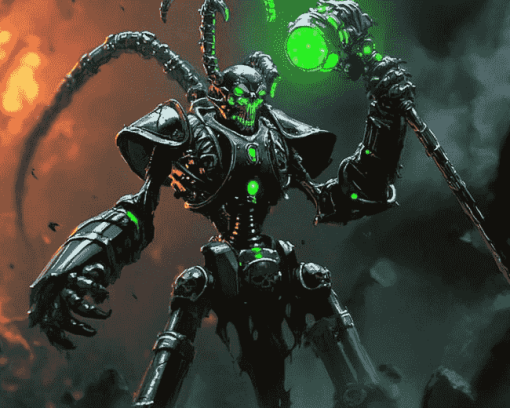 Necron Alien Animation Diamond Painting