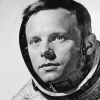 Neil Armstrong Monochrome Diamond Painting