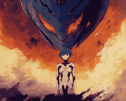 Neon Genesis Evangelion Anime Diamond Painting