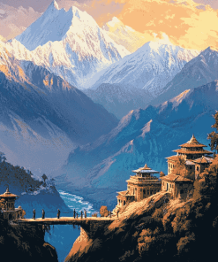 Nepal Foothills Diamond Painting