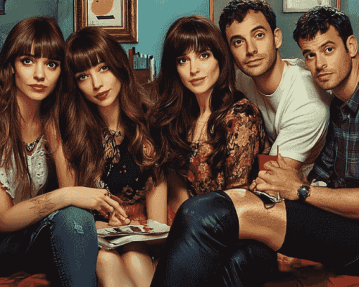 New Girl TV Show Diamond Painting