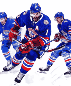 New York Rangers Ice Hockey Players Diamond Painting