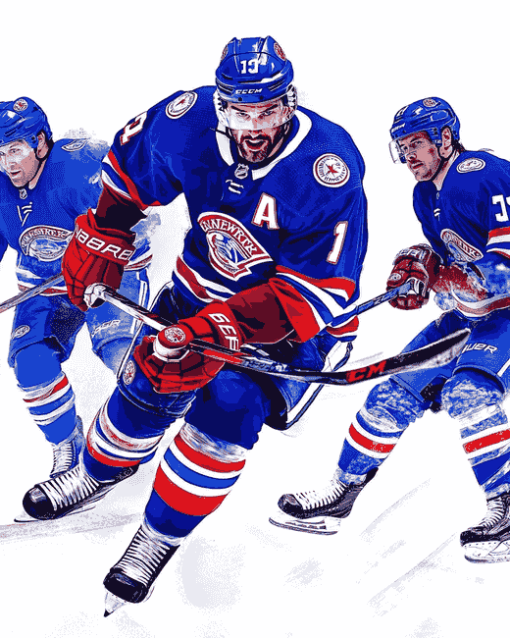 New York Rangers Ice Hockey Players Diamond Painting