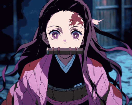 Nezuko Kamado Anime Diamond Painting