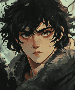 Nico Di Angelo Anime Diamond Painting