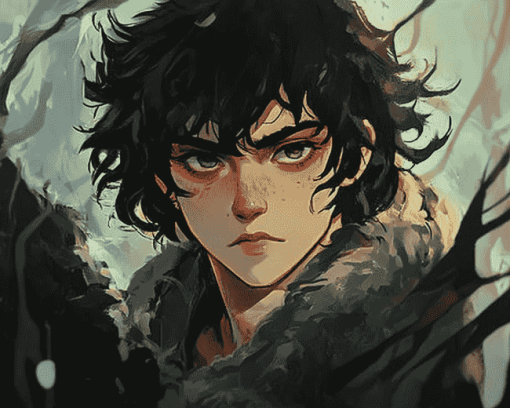 Nico Di Angelo Anime Diamond Painting