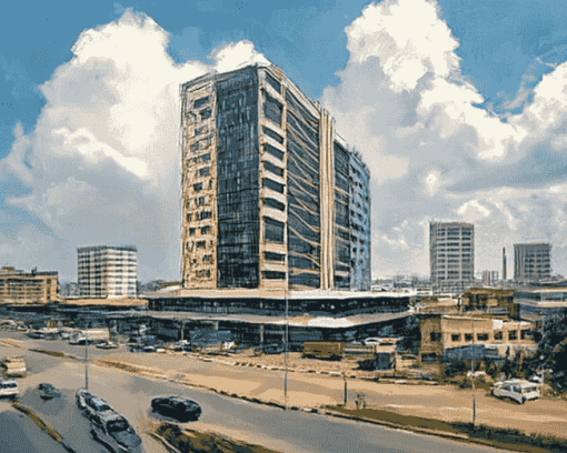 Nigeria City Skylines Diamond Painting