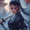 Ninja Girl Animation Diamond Painting