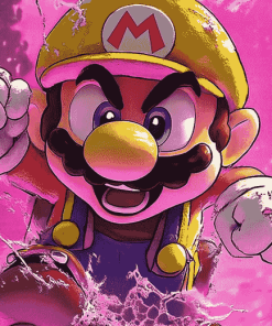 Nintendo's Mario & Wario Animation Diamond Painting