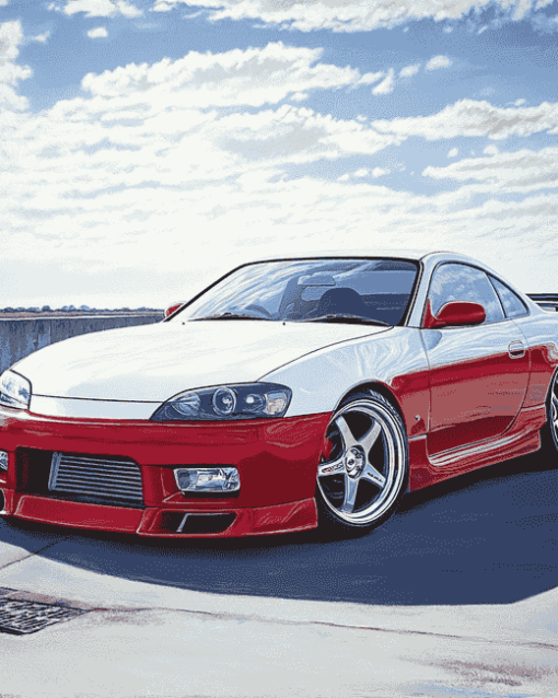 Nissan s15 Racing Diamond Painting