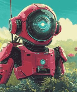 No Mans Sky Animated Robots Diamond Painting